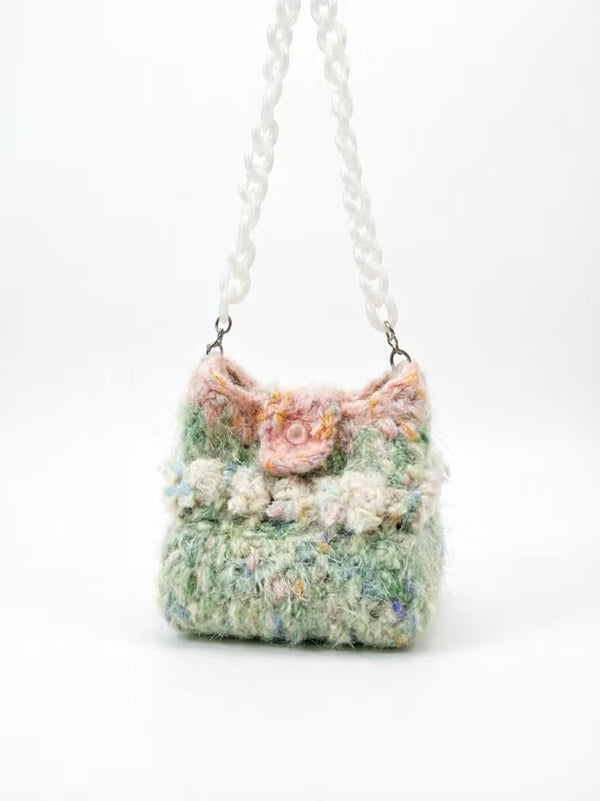Hand-knitted cotton rope tote bag by Loop Studio โ natural, sustainable, artisan-crafted