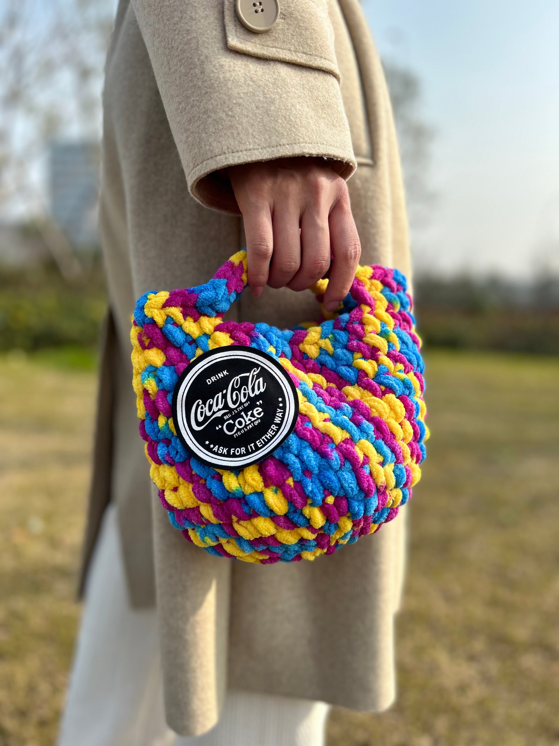 Loop Studio handcrafted bag - rope loop tote