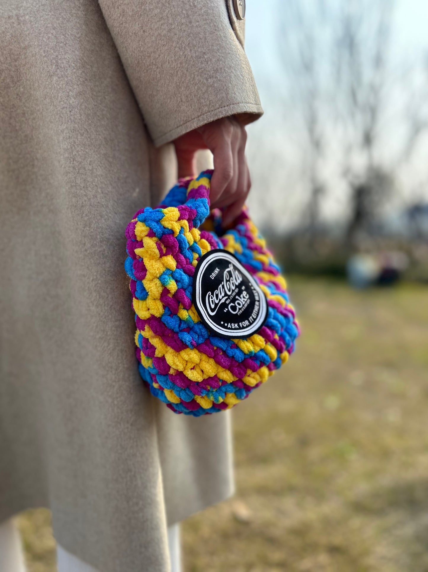 Loop Studio handcrafted bag - rope loop tote