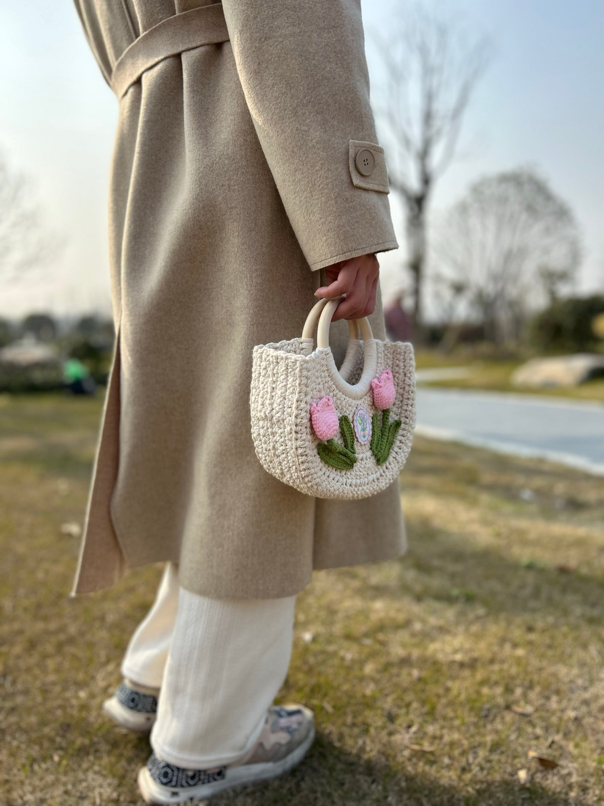 Loop Studio handcrafted bag - artisan knot bag