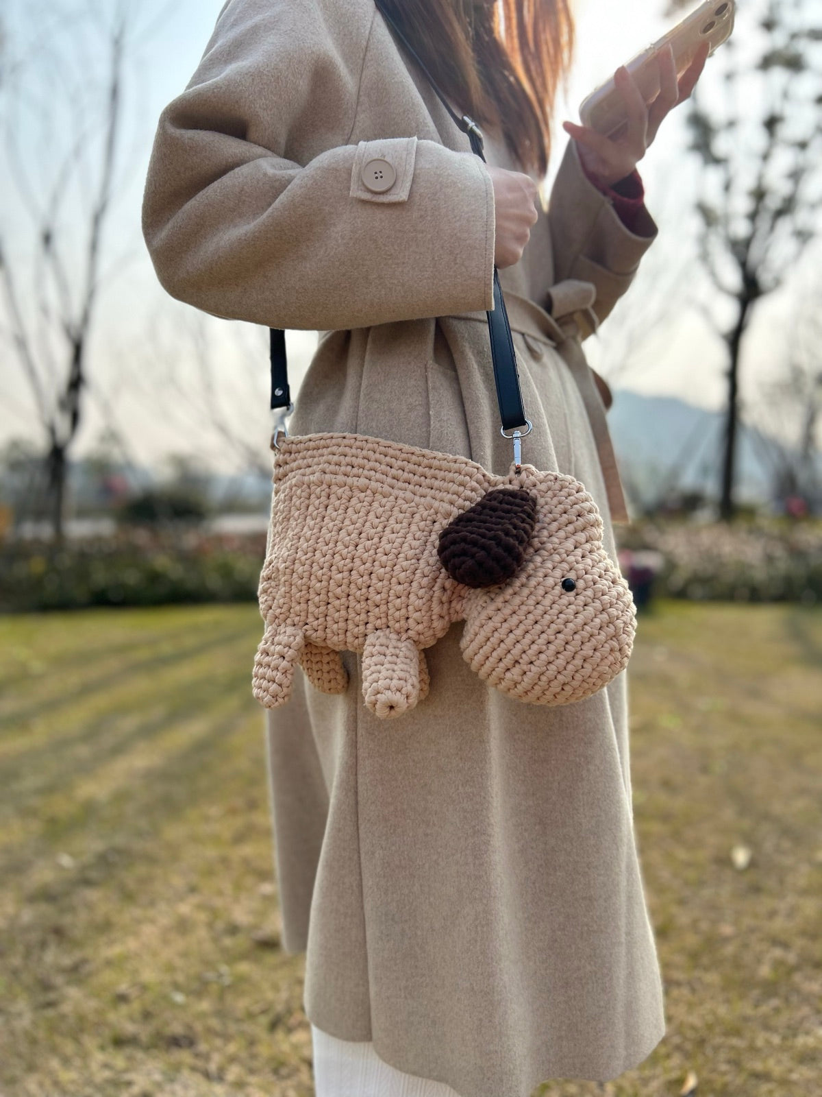 Loop Studio handcrafted bag - artisan knot bag