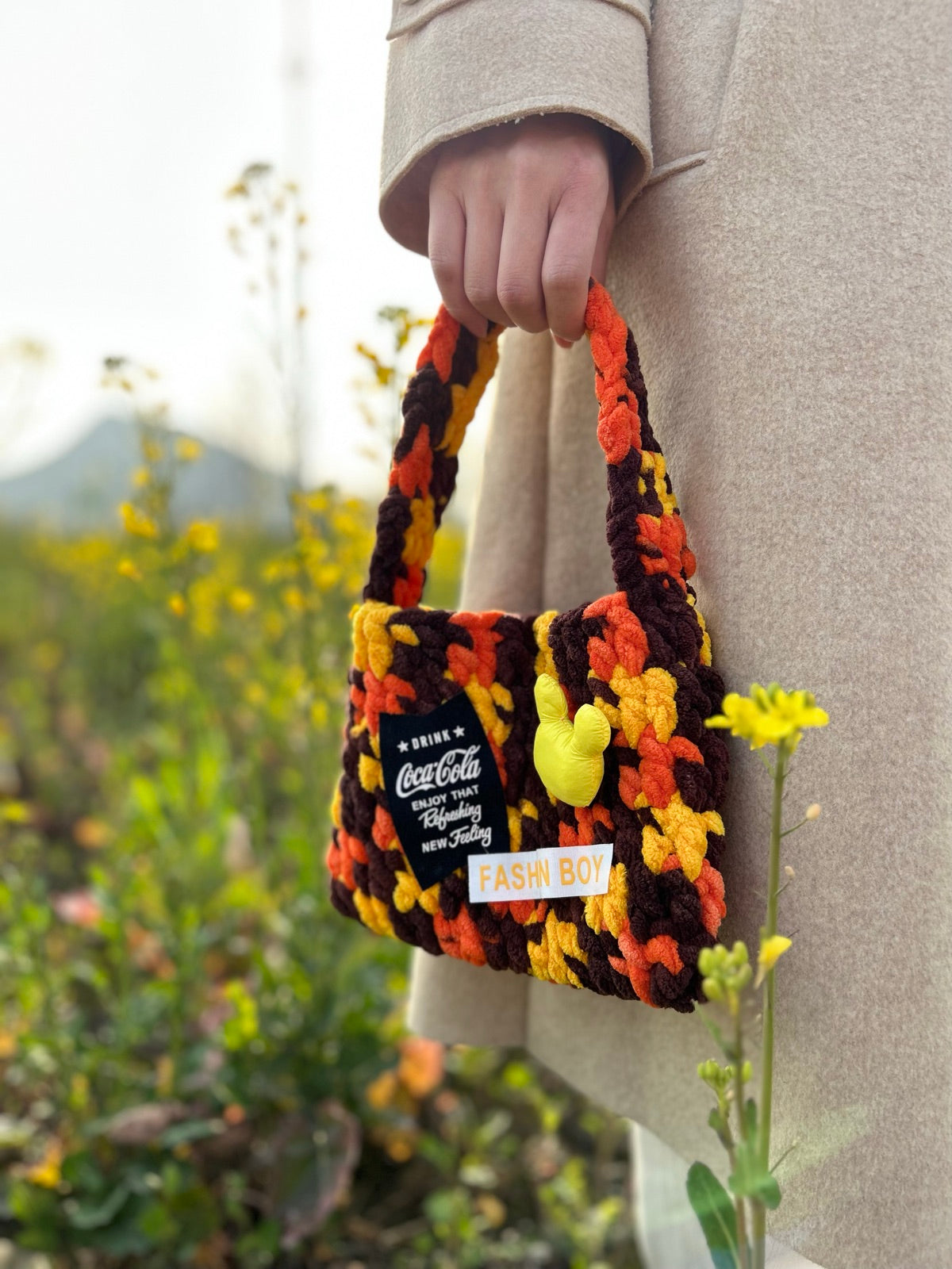 Mixed Yarn Market Bag