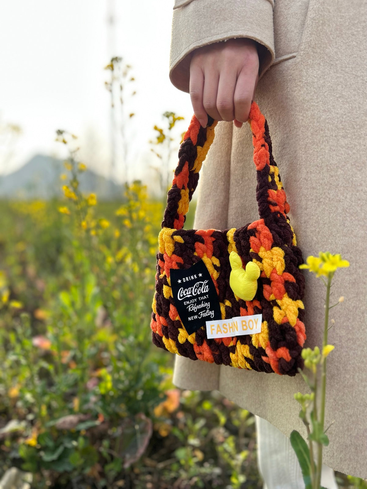 Mixed Yarn Market Bag