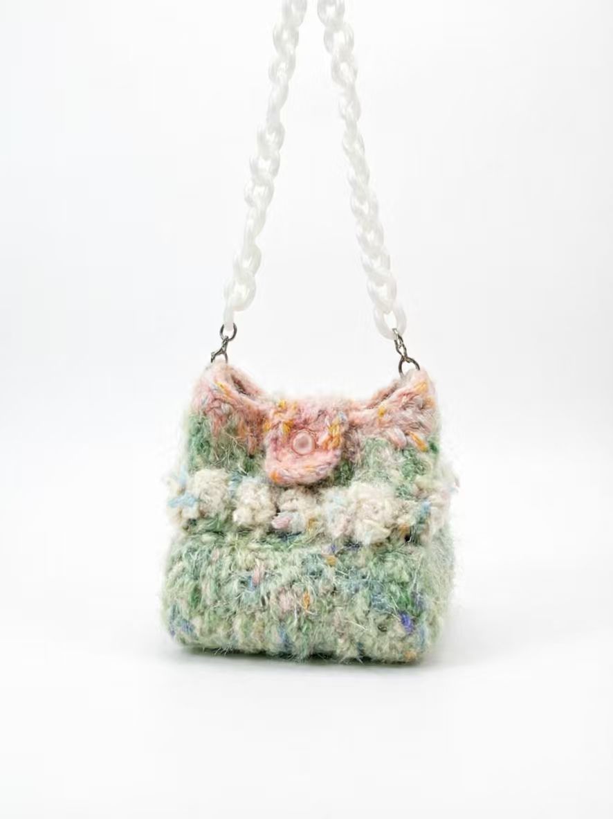 Hand-knitted cotton rope tote bag by Loop Studio — natural, sustainable, artisan-crafted